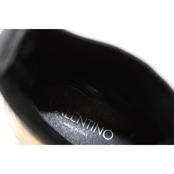 Valentino Shoes Women's Size 8 Slip On Stretch Sock Sneakers Black - Picture 9 of 15